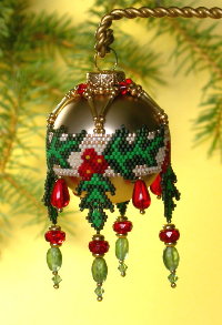 Holly Christmas Ornament