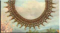 Tuscan Sun Net Necklace