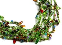 Snazzy Bead Crochet Chain Necklace