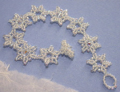 Snowflakes & Crystals Bracelet