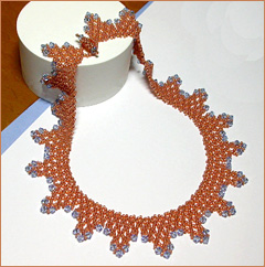 Copper Sky Seed Bead & Crystals