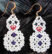 Snowman Earrings