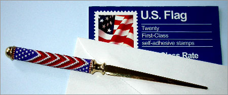 For Him - Flag Letter Opener