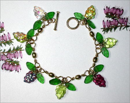 Grape Swivel Bracelet