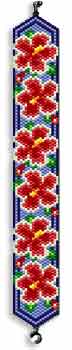 Hibiscus Peyote Bracelet
