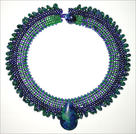 Graduated Seed Bead Collar