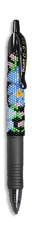 Beaded Pilot G-2 Pen