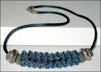 Herringbone Beaded Bead