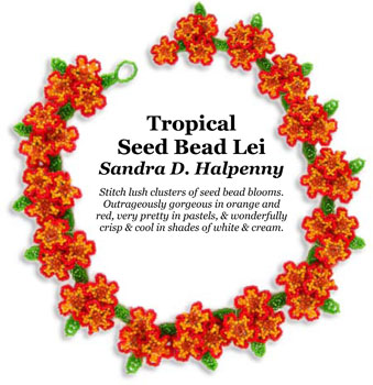 Tropical Seed Bead Lei