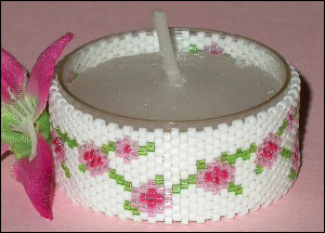 Spring Blooms Tea Light Cover