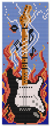 Smoke and Burn Guitar Panel