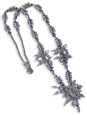 Silver Clusters Necklace