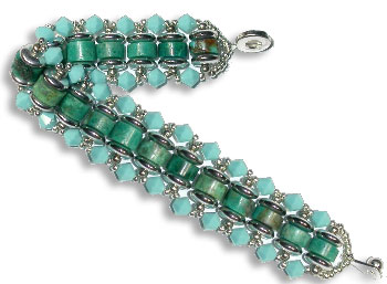 Turquoise Crystals Bracelet